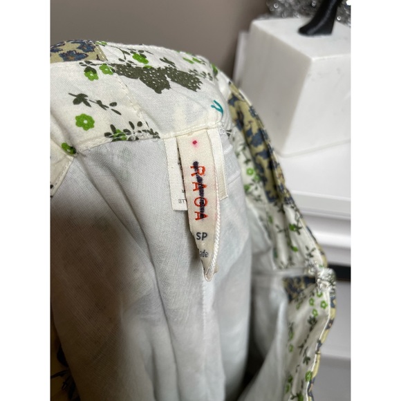 Anthropologie Floral Patchwork Maxi Skirt - Picture 6 of 6